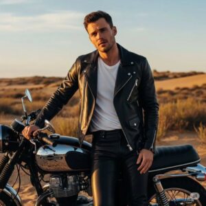 Leather Jacket Men