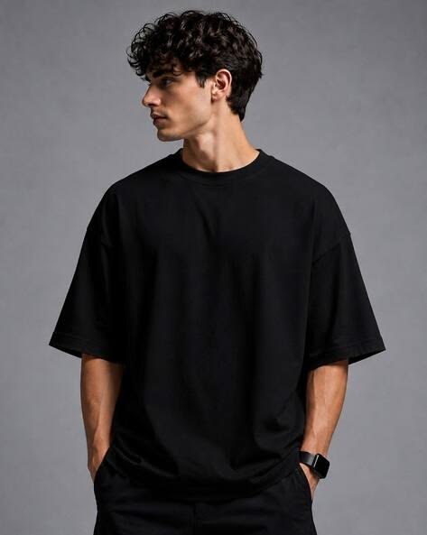 Premium Oversized White Basic T-Shirt | 240 GSM Heavyweight Cotton - Image 6