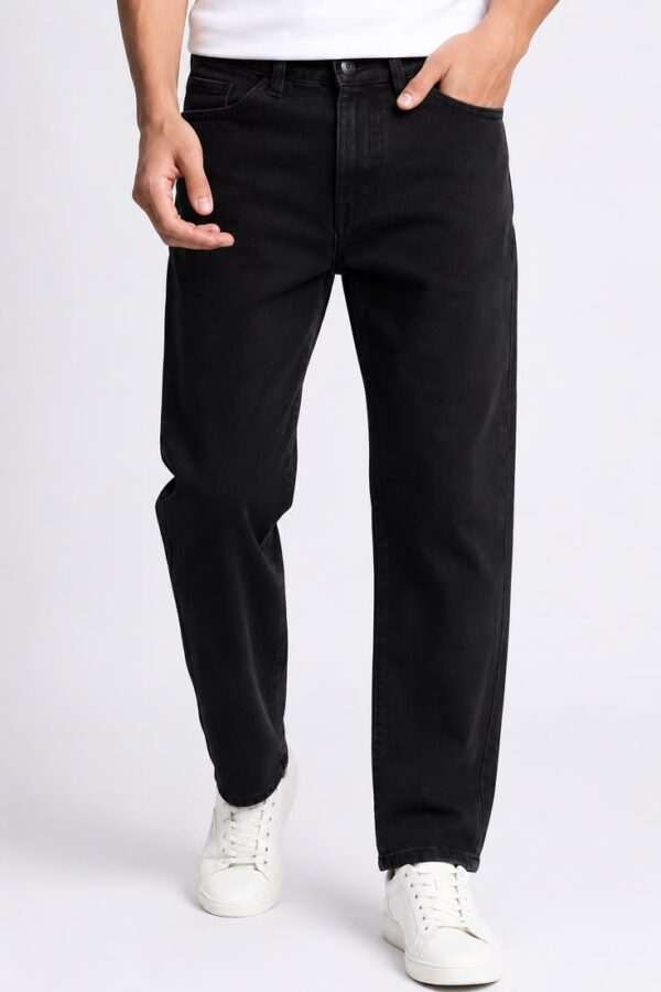 Essential Black Straight Fit Jeans