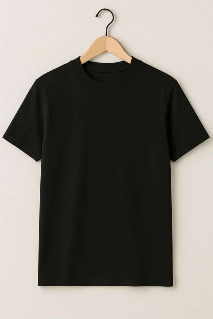 Men's Classic Regular Fit T-Shirt Combo – Black & White | Pack of 2 - Image 3